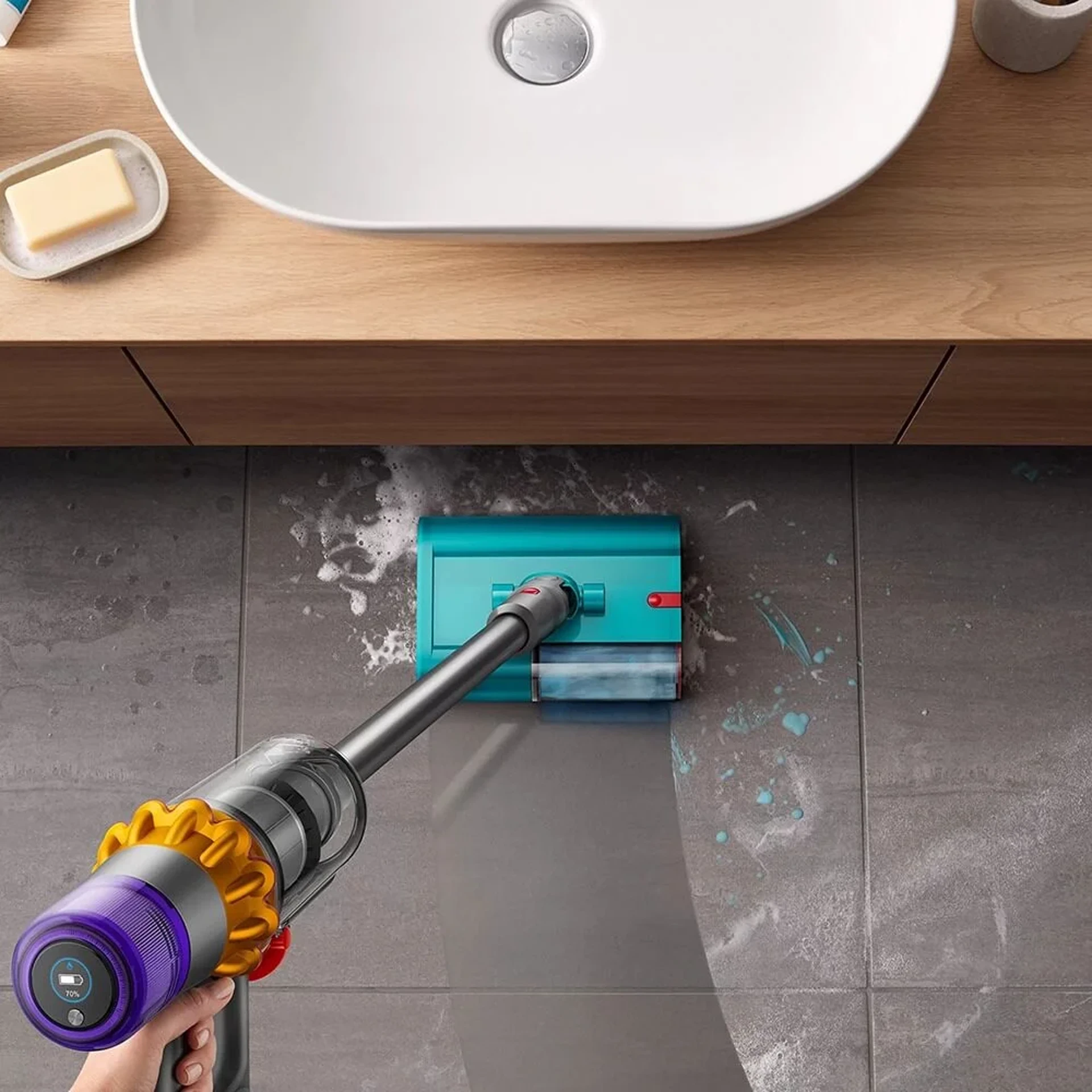 Моющий пылесос Dyson V15S Detect Submarine SV47