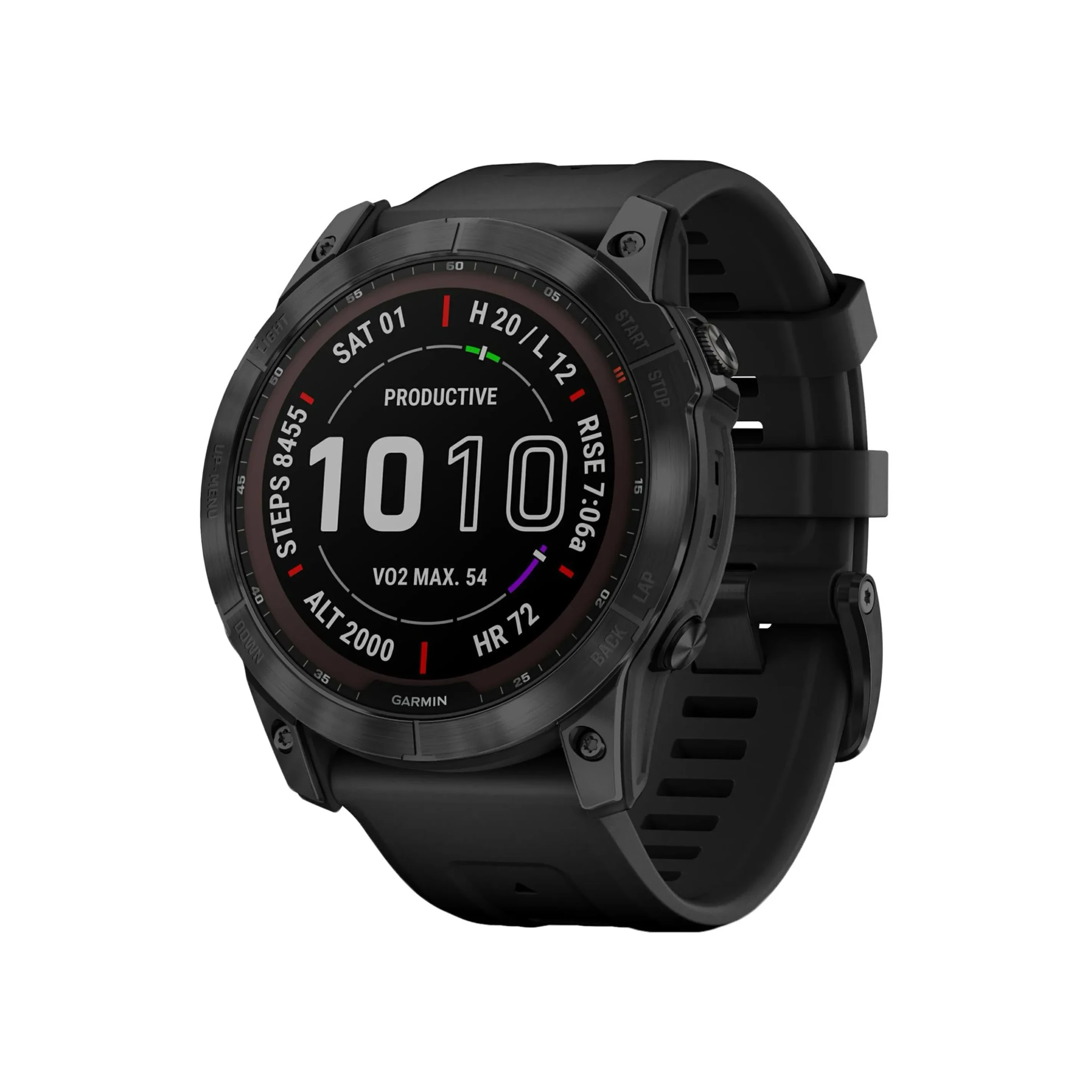 Умные часы Garmin Fenix 7X Pro Sapphire Solar, титановый серый