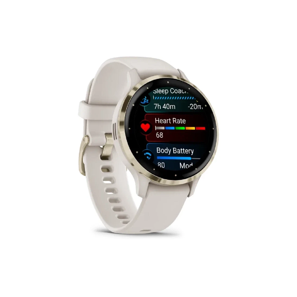 Умные часы Garmin Venu 3S 41 мм, кремово-золотистый