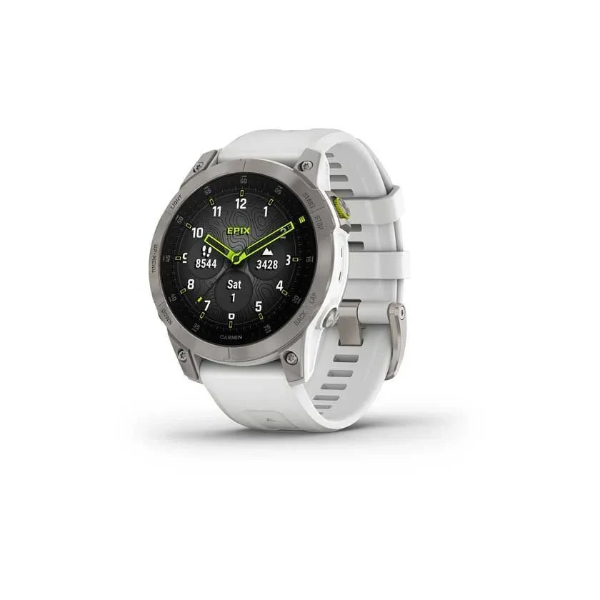 Умные часы Garmin Epix Gen 2 Sapphire 47 мм, белый